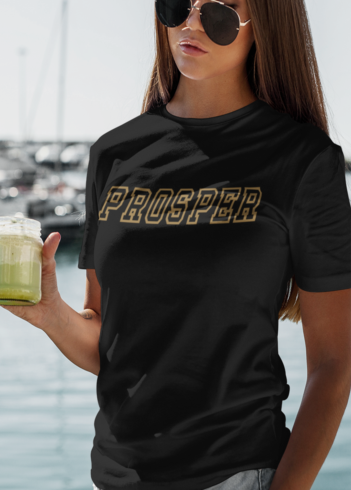 The PROSPER in all things cotton tee.