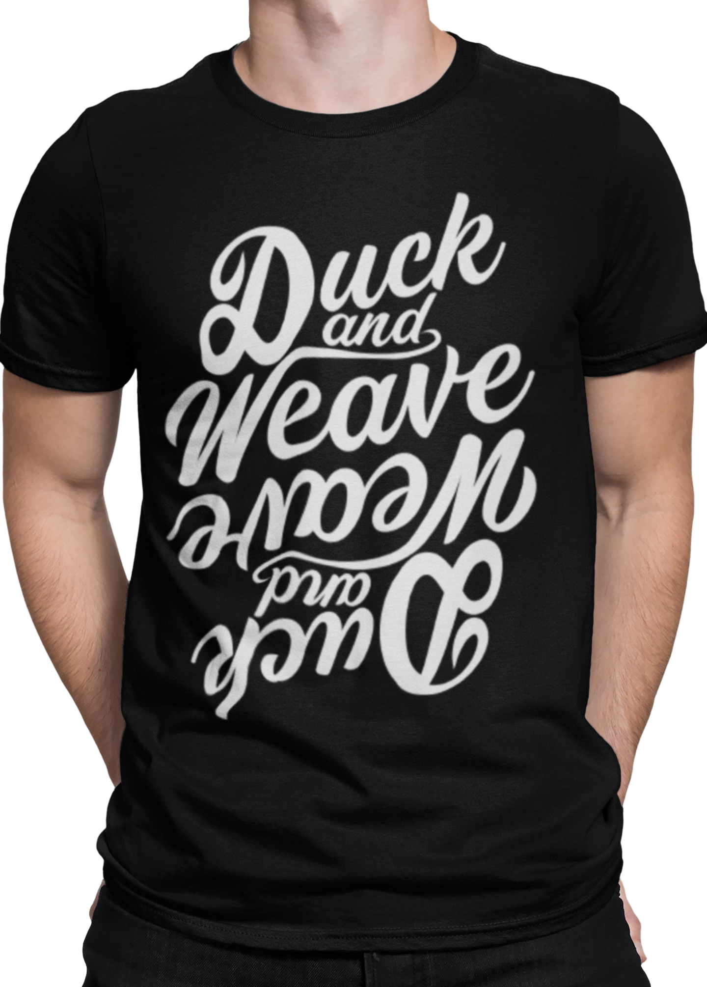 The Duck and Weave cotton tee